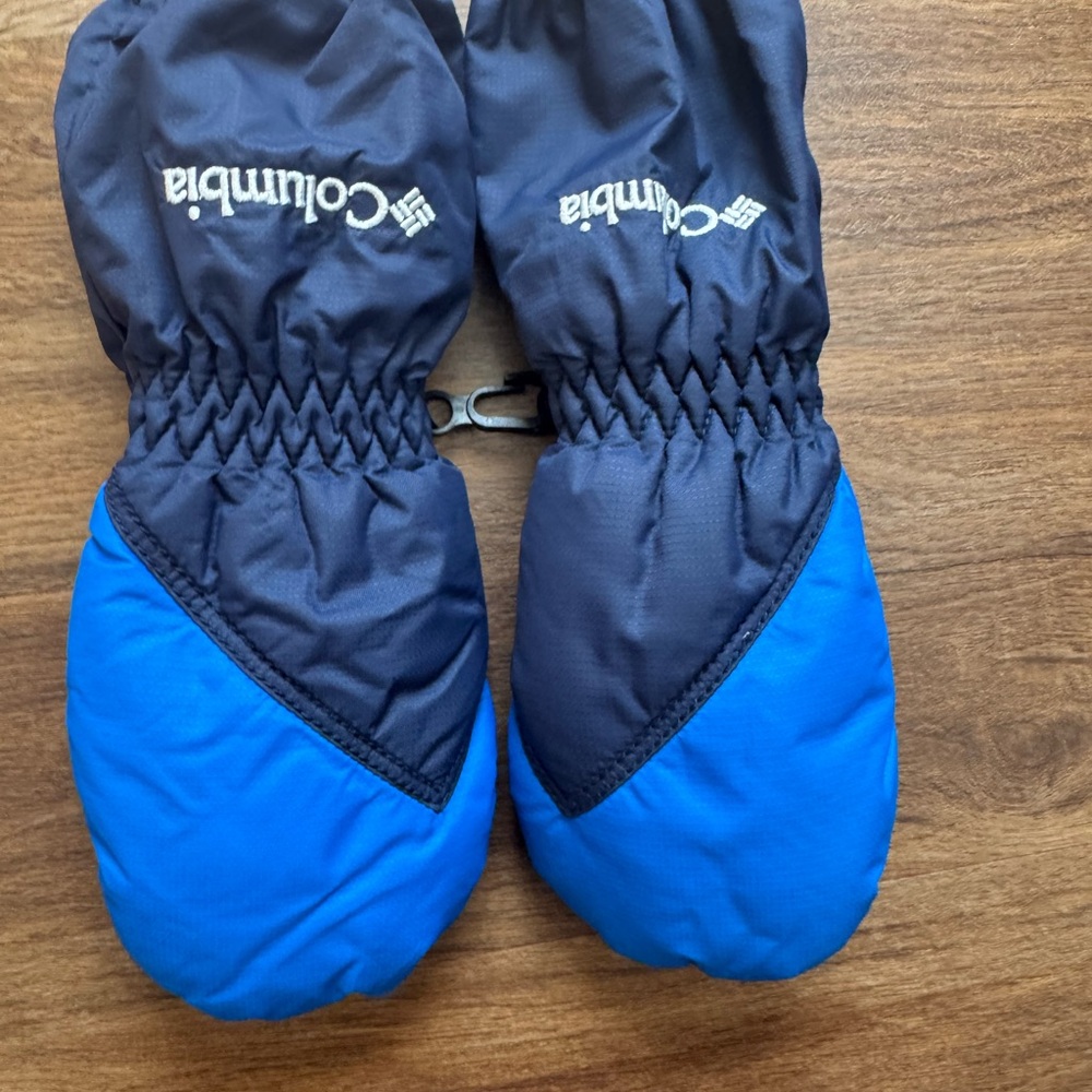 Columbia Kids' Two-Tone Blue Mittens